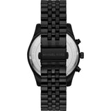 Michael Kors Wren Chronograph Black Dial Black Steel Strap Watch For Men - MK8933