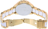 Michael Kors Wren Diamonds Gold Dial Two Tone Steel Strap Watch for Women - MK6157