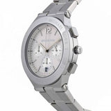 Michael Kors Wyatt White Dial Silver Steel Strap Watch For Women - MK5932