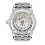 Mido Baroncelli Ii Automatic Black Dial Silver Steel Strap Watch For Men - M8600.4.18.1