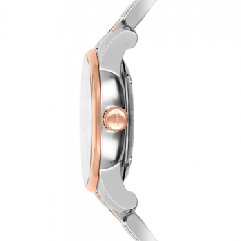 Mido Baroncelli III Automatic Mother of Pearl White Dial Two Tone Steel Strap Watch For Women - M7600.9.69.1