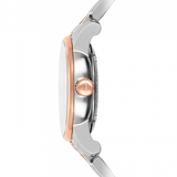 Mido Baroncelli III Automatic Mother of Pearl White Dial Two Tone Steel Strap Watch For Women - M7600.9.69.1