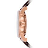 Mido Baroncelli III Automatic Silver Dial Brown Leather Strap Watch For Women - M7600.2.21.8