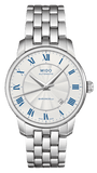 Mido Baroncelli III Automatic Silver Dial Silver Steel Strap Watch For Men - M8600.4.21.1
