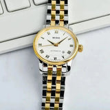 Mido Baroncelli III Automatic White Dial Two Tone Steel Strap Watch For Women - M7600.9.26.1