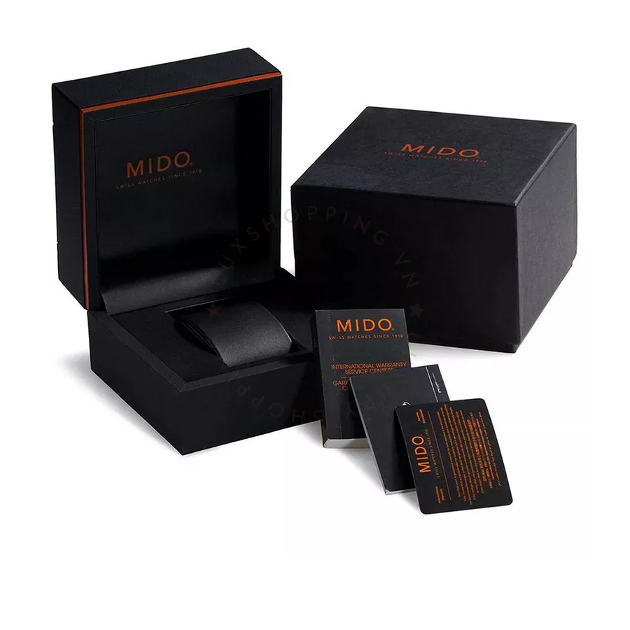 Mido Commander Automatic Gradient Black Dial Black Nylon Strap Watch For Men - M021.407.37.411.00