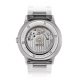 Mido Commander Automatic Gradient Blue Dial Silver Steel Strap Watch For Men - M021.407.11.411.01