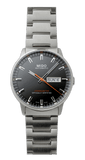 Mido Commander II Automatic Chronometer Grey Dial Silver Steel Strap Watch For Men - M021.431.11.061.01