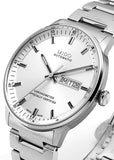 Mido Commander II Automatic Chronometer Silver Dial Silver Steel Strap Watch For Men - M021.431.11.031.00