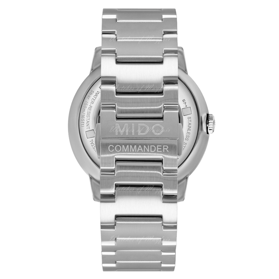 Mido Commander II Chronometer Automatic Silver Dial Two Tone Steel Strap Watch For Men - M021.431.22.031.00