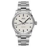 Mido Multifort Automatic Silver Dial Silver Steel Strap Watch For Men - M005.430.11.031.80