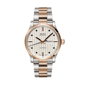 Mido Multifort Automatic Silver Dial Two Tone Steel Strap Watch For Men - M005.430.22.031.80