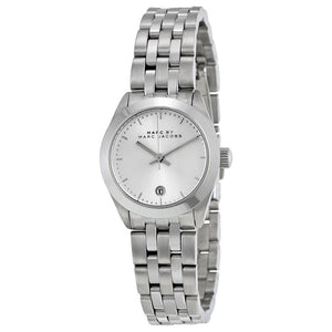 Marc Jacobs Peeker Silver Dial Silver Steel Strap Watch for Women - MBM3373