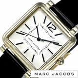 Marc Jacobs Vic Silver Dial Black Leather Strap Watch for Women - MJ1437