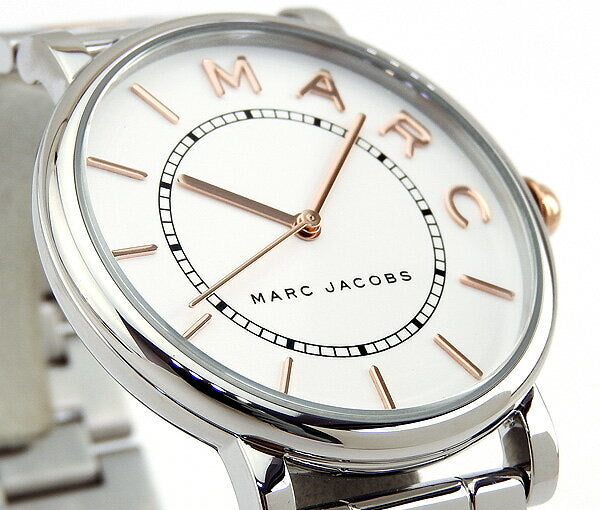 Marc Jacobs Roxy Silver Dial Two Tone Steel Strap Watch for Women - MJ3551