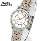 Marc Jacobs Roxy White Dial Two Tone Steel Strap Watch for Women - MJ3553