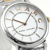 Marc Jacobs Roxy White Dial Two Tone Stainless Steel Strap Watch for Women - MJ3553