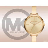 Michael Kors Jaryn Quartz Gold Dial Gold Steel Strap Watch For Women - MK3734