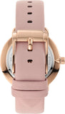 Michael Kors Portia Quartz White Dial Pink Leather Strap Watch For Women - MK2659