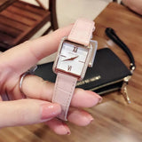 Michael Kors Lake Quartz White Dial Pink Leather Strap Watch For Women - MK2763