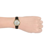 Michael Kors Jaycie Three Hand Gold Dial Brown Leather Strap Watch for Women - MK2862