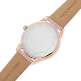 Michael Kors Layton Three-Hand White Dial Pink Leather Strap Watch for Women - MK2909