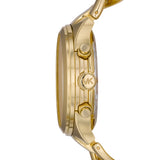 Michael Kors Runway Twist Gold Dial Gold Stainless Steel Strap Watch for Women - MK3131