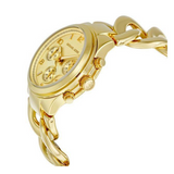 Michael Kors Runway Twist Gold Dial Gold Stainless Steel Strap Watch for Women - MK3131