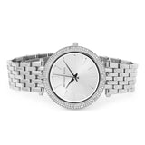 Michael Kors Darci Silver Dial Silver Stainless Steel Strap Watch for Women - MK3190