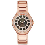 Michael Kors Kerry Black Mother of Pearl Dial Rose Gold Dial Watch for Women - MK3397