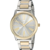 Michael Kors Hartman Quartz White Dial Two Tone Steel Strap Watch For Women - MK3521