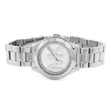 Michael Kors Mini Slim Runway Silver Dial Silver Steel Strap Watch for Women - MK3548