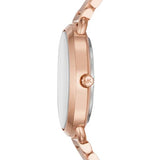 Michael Kors Portia Analog Quartz Rose Gold Dial Rose Gold Steel Strap Watch For Women - MK3839