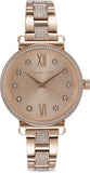 Michael Kors Sofie Quartz Rose Gold Dial Rose Gold Steel Strap Watch For Women - MK3882