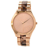 Michael Kors Runway Rose Gold Dial Two Tone Steel Strap Watch for Women - MK4301