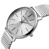 Michael Kors Pyper Quartz White Dial Silver Mesh Strap Watch for Women - MK4338