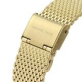 Michael Kors Pyper Quartz Gold Dial Gold Mesh Strap Watch For Women - MK4339