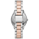 Michael Kors Lauryn Quartz White Dial Two Tone Steel Strap Watch For Women - MK4388