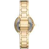 Michael Kors Taryn Quartz Gold Dial Gold Steel Strap Watch For Women - MK4459