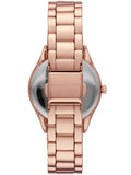 Michael Kors Lauryn Mother of Pearl Dial Rose Gold Dial Rose Gold Steel Strap Watch For Women - MK4491