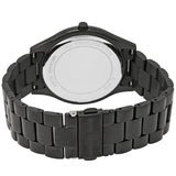 Michael Kors Runway Quartz Black Dial Black Steel Strap Watch For Women - MK4562