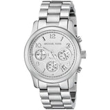 Michael Kors Runway Silver Dial Silver Steel Strap Watch for Women - MK5076