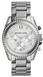 Michael Kors Blair Silver Dial Silver Steel Strap Watch for Women - MK5165