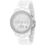 Michael Kors Runway White Dial White Steel Strap Watch for Women - MK5188