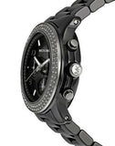 Michael Kors Runway Black Dial Black Steel Strap Watch for Women - MK5190