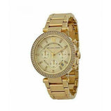 Michael Kors Parker Gold Dial Gold Steel Strap Watch for Women - MK5354