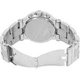 Michael Kors Dylan Glitz Chronograph White Dial Silver Steel Strap Watch For Women - MK5411