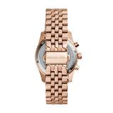 Michael Kors Lexington Rose Gold Dial Rose Gold Steel Strap Watch for Women - MK5569