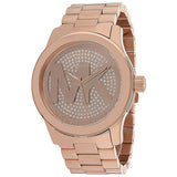 Michael Kors Runway Rose Gold Dial Rose Gold Steel Strap Watch for Women - MK5661