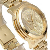 Michael Kors Runway Gold Dial Gold Steel Strap Watch for Women - MK5706